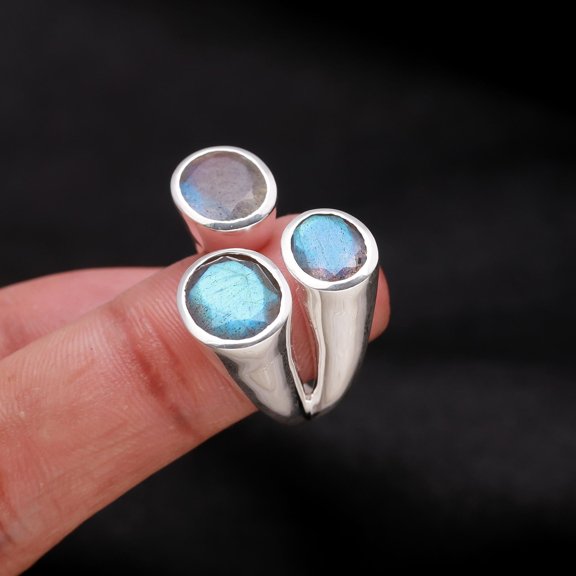 The Mystic Trio: Modern Sculptural Ring