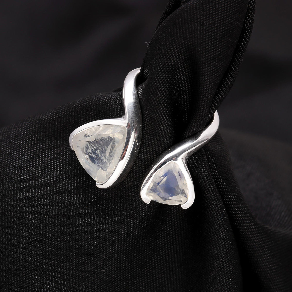 The Twin Peaks: Adjustable Open Bypass Ring