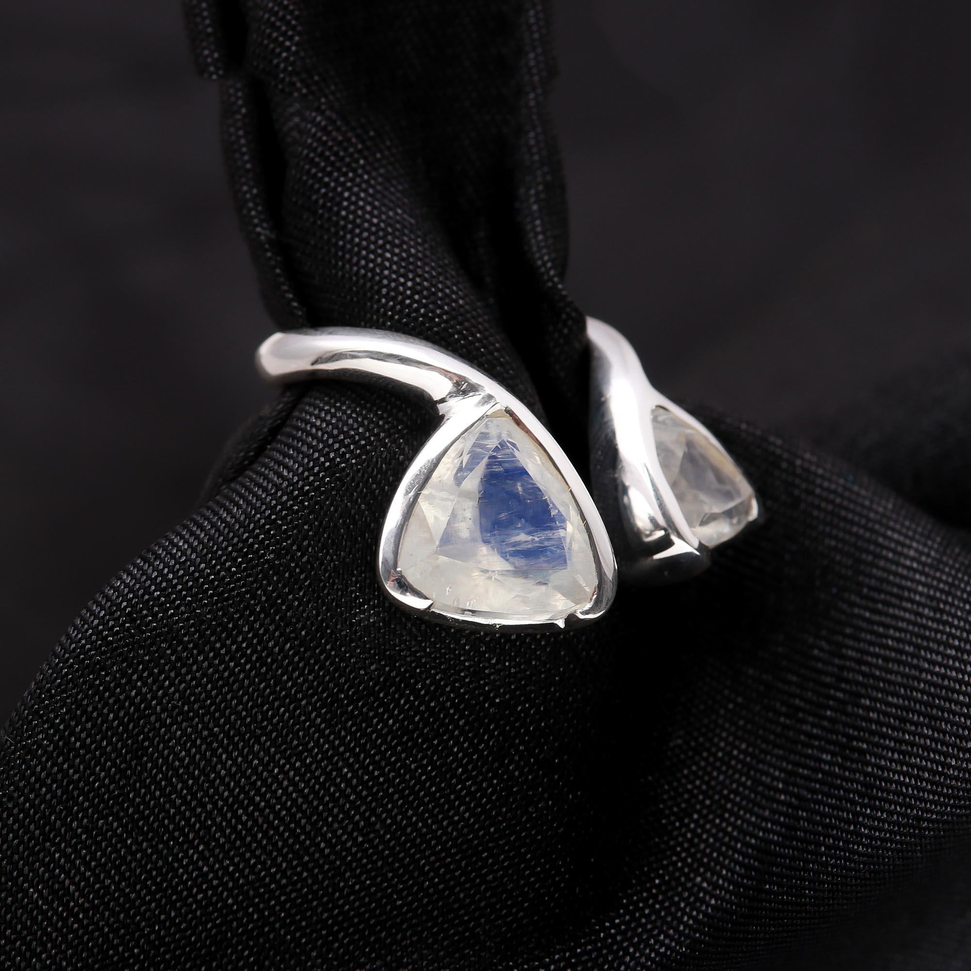 The Twin Peaks: Adjustable Open Bypass Ring