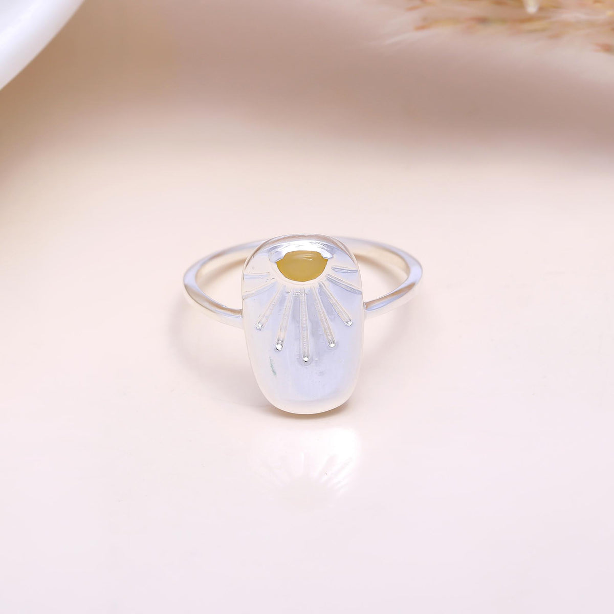 The Solar Ray : Sunburst Signet Ring