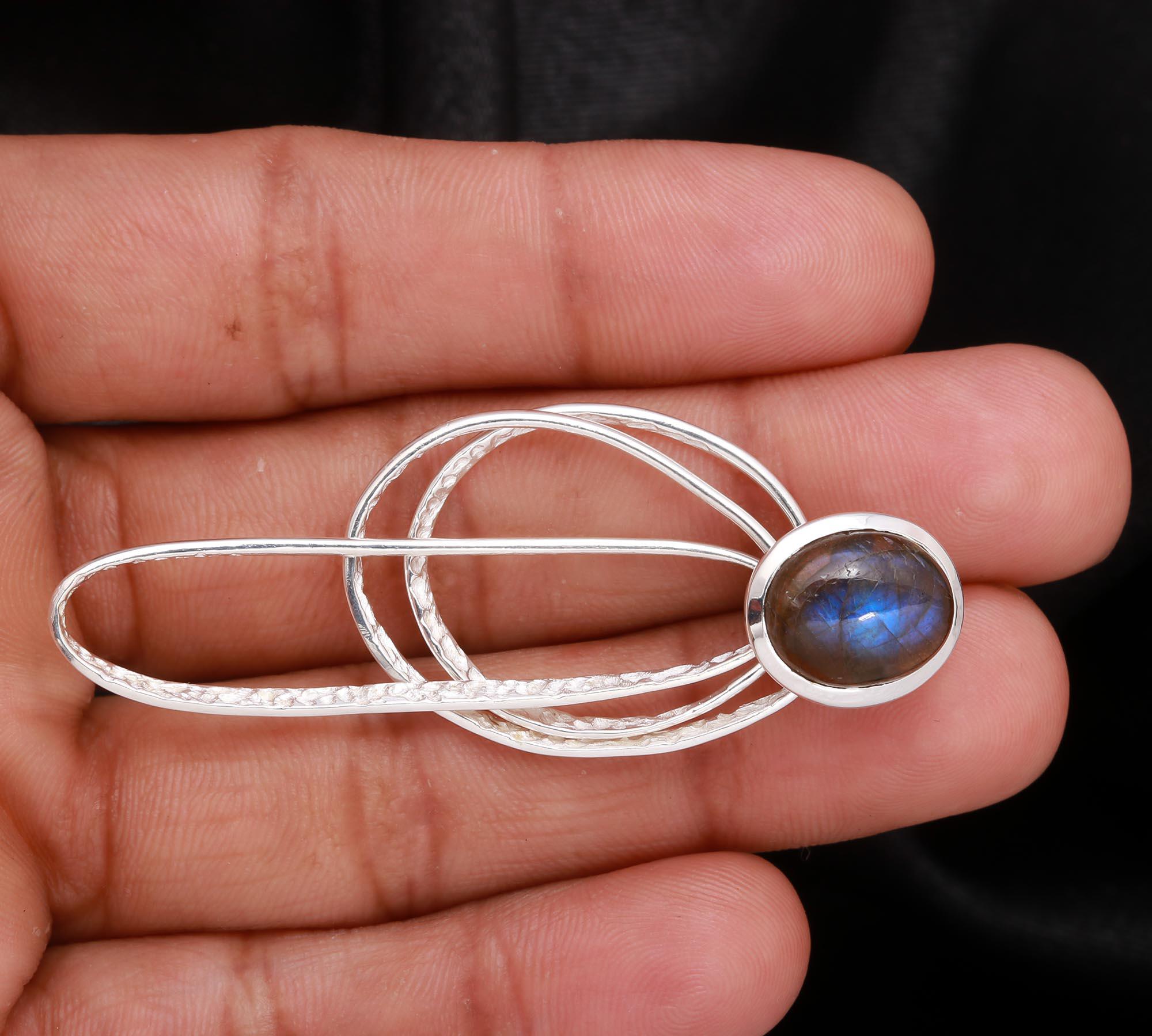 925 Silver Labradorite Pendant