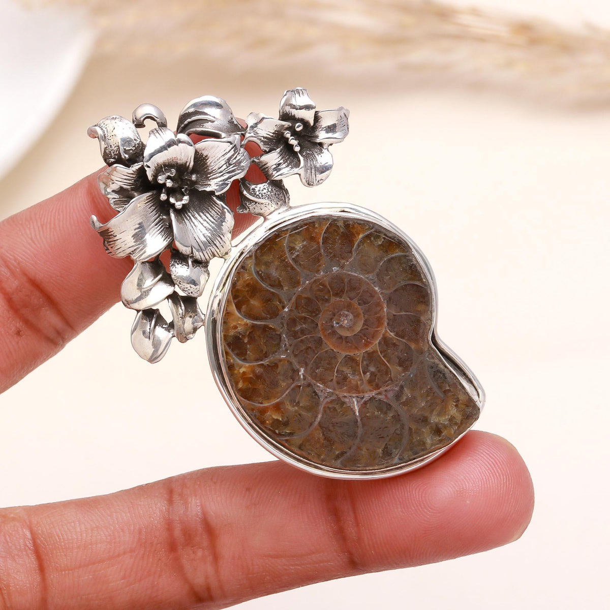925 Sterling Silver Raw Agate Druzy Pendant