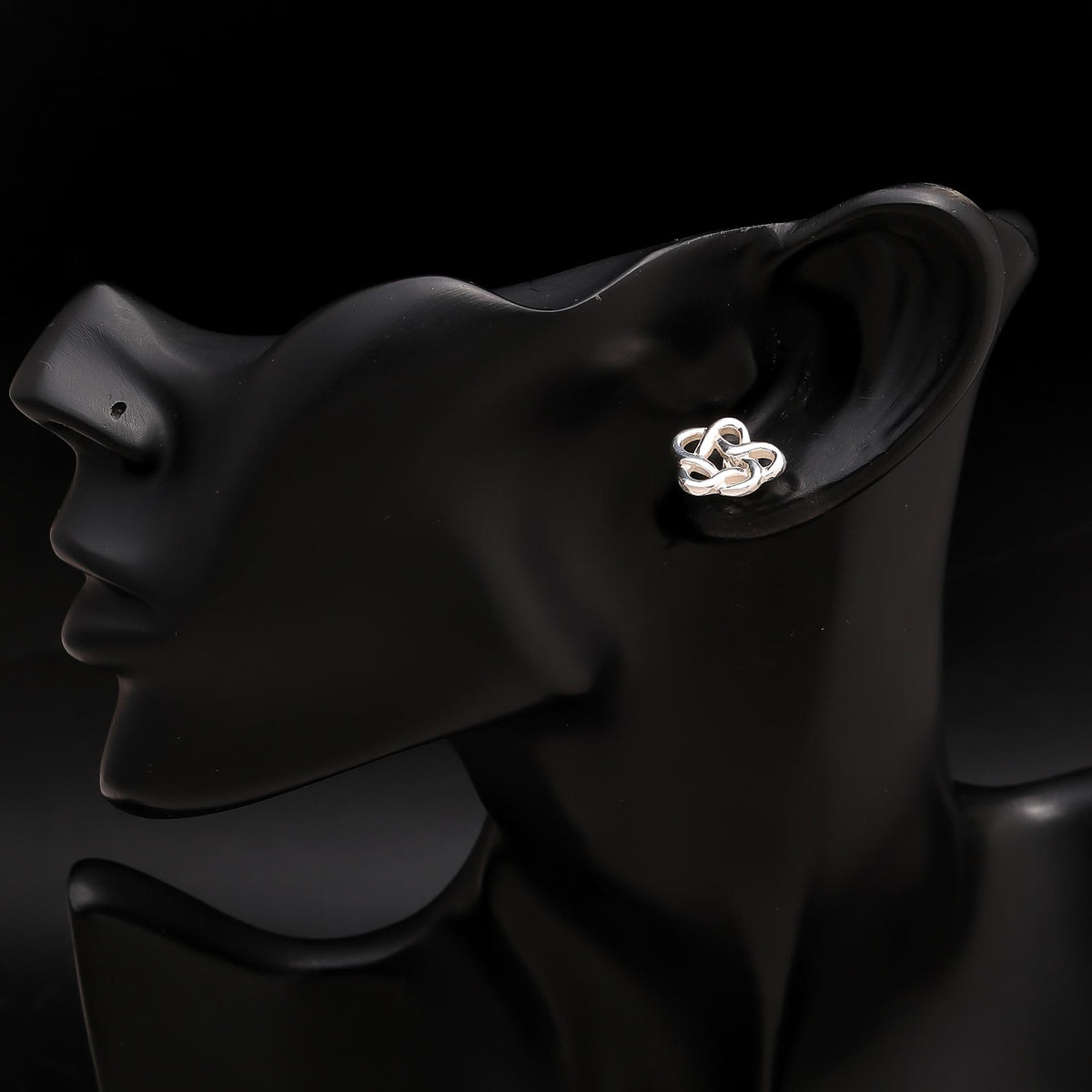 925 Silver Celtic Knot Stud Earrings