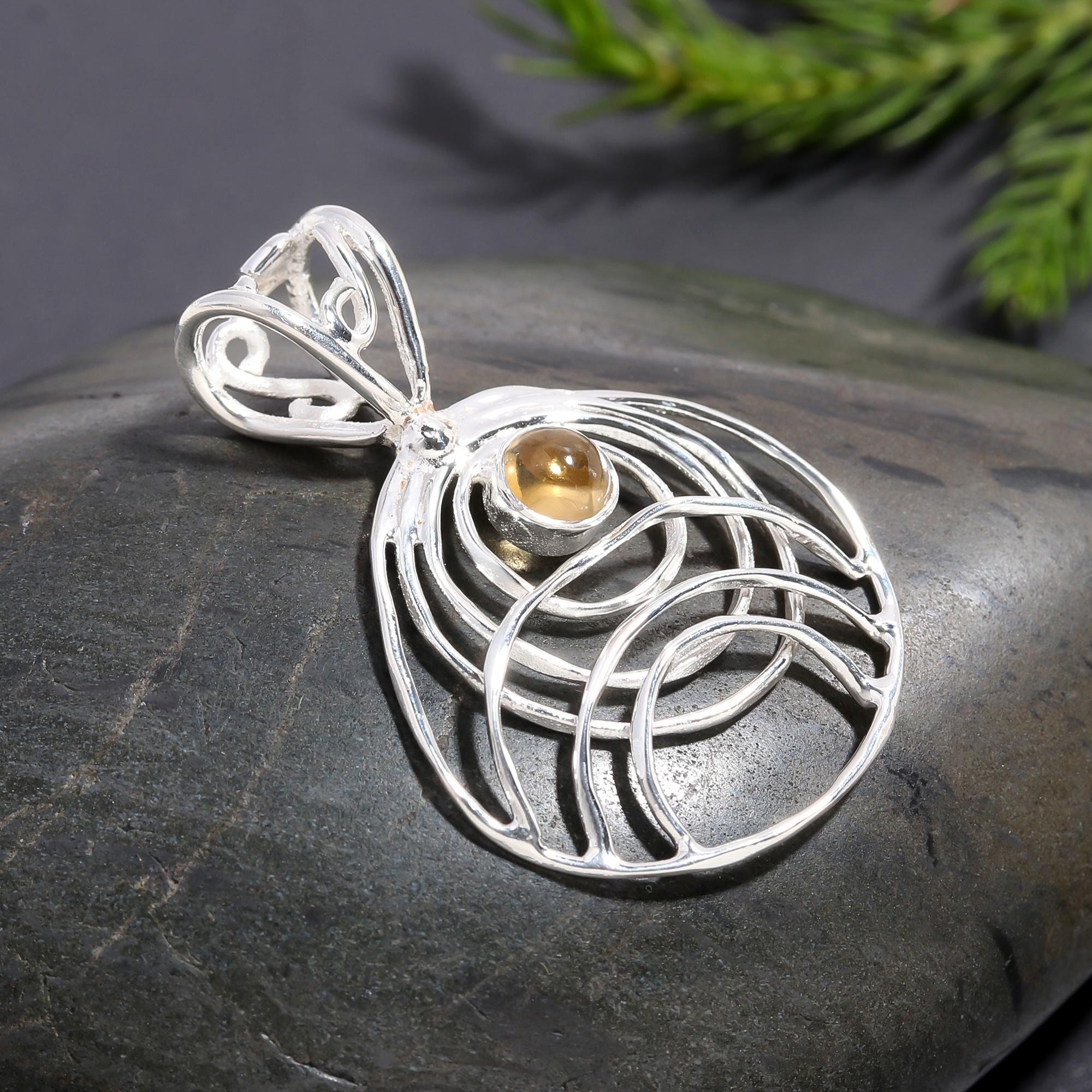 925 Silver Labradorite Pendant