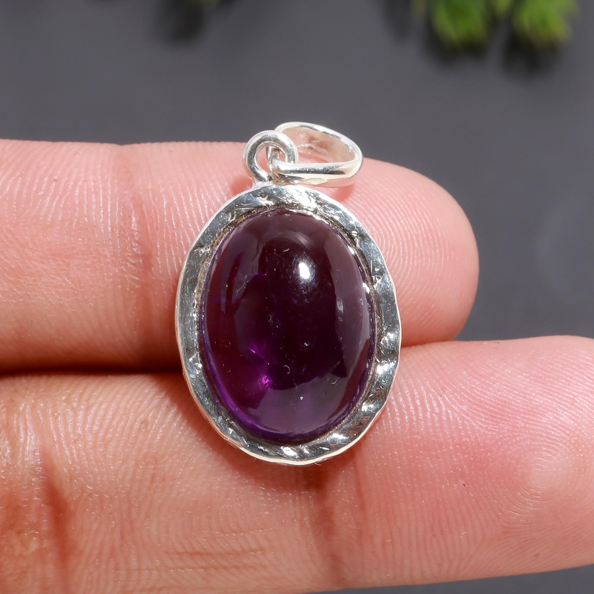 925 Silver Amethyst Pendant