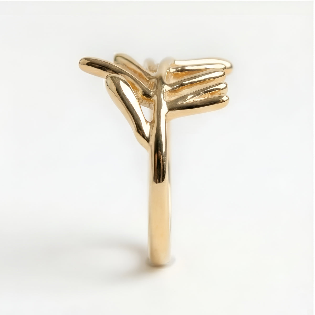 The Matisse Frond: Open Fern Leaf Ring