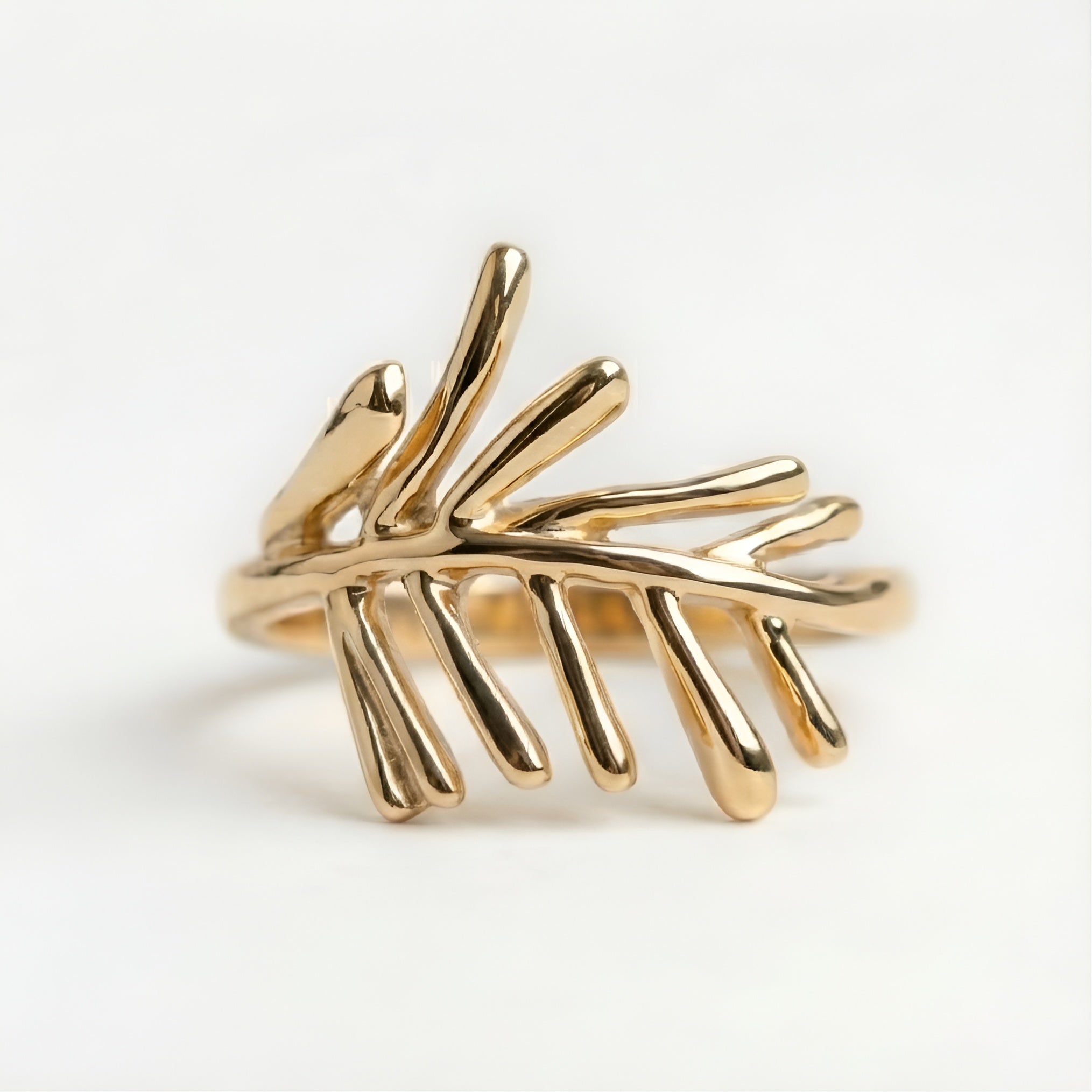 The Matisse Frond: Open Fern Leaf Ring