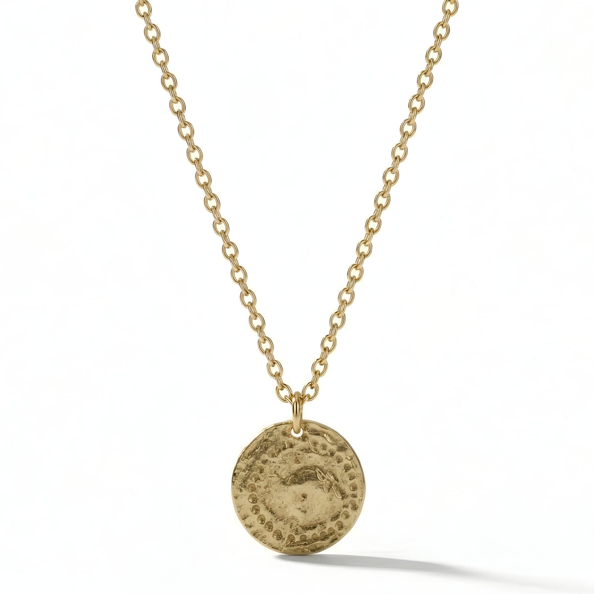 The Denarius Drop: Roman Coin Charm Necklace