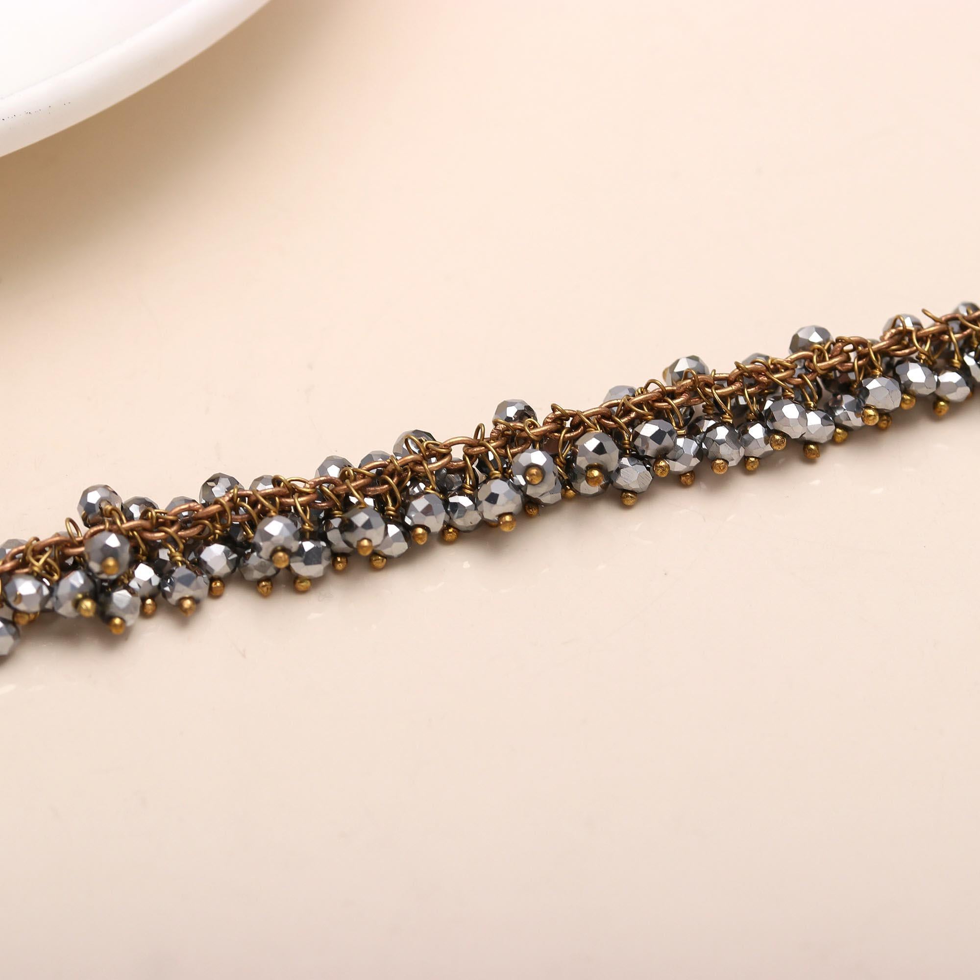 The Antique Starlight: Pyrite Cluster & Toggle Bracelet