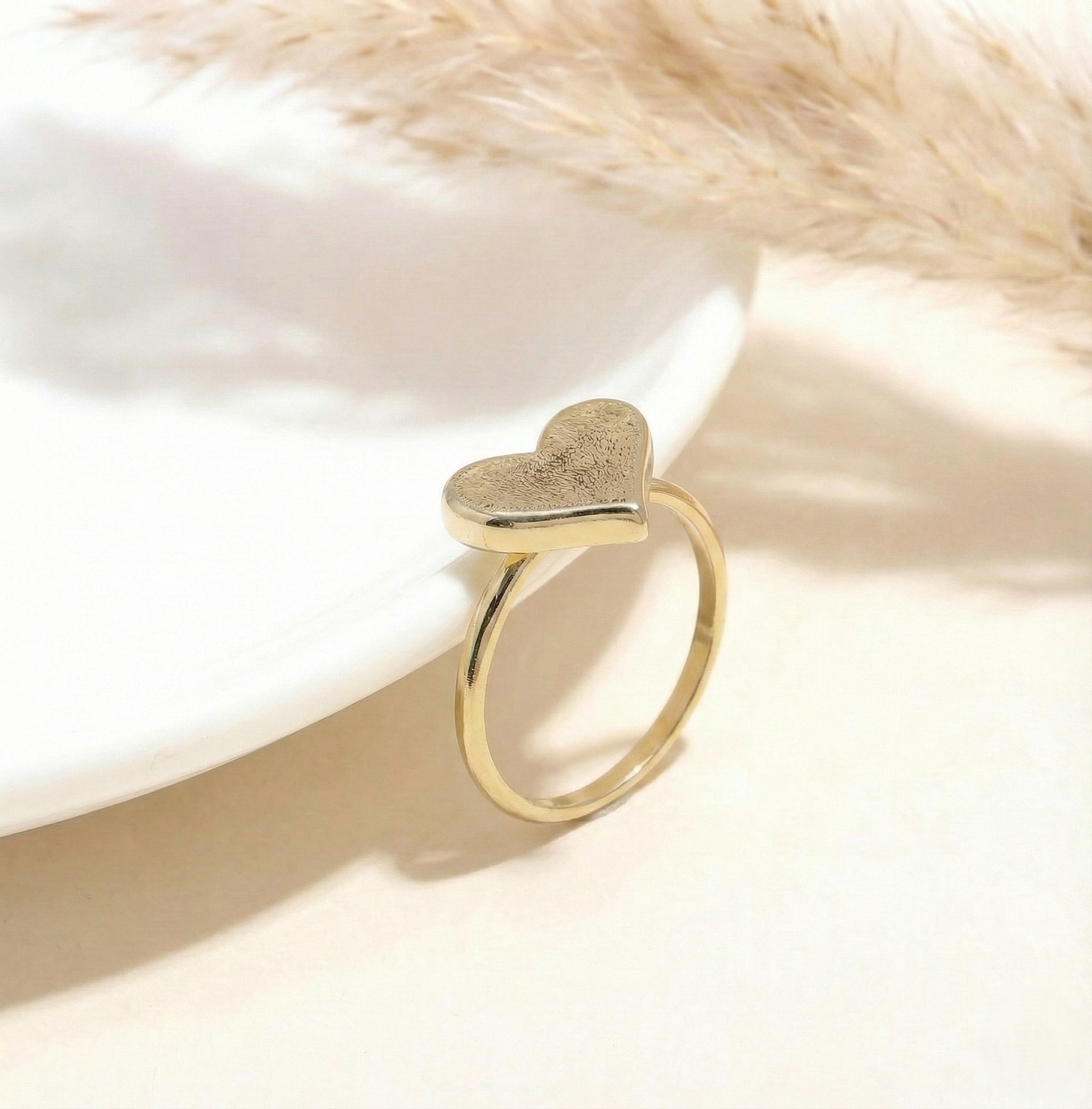 The Golden Heart: Love Symbol Ring