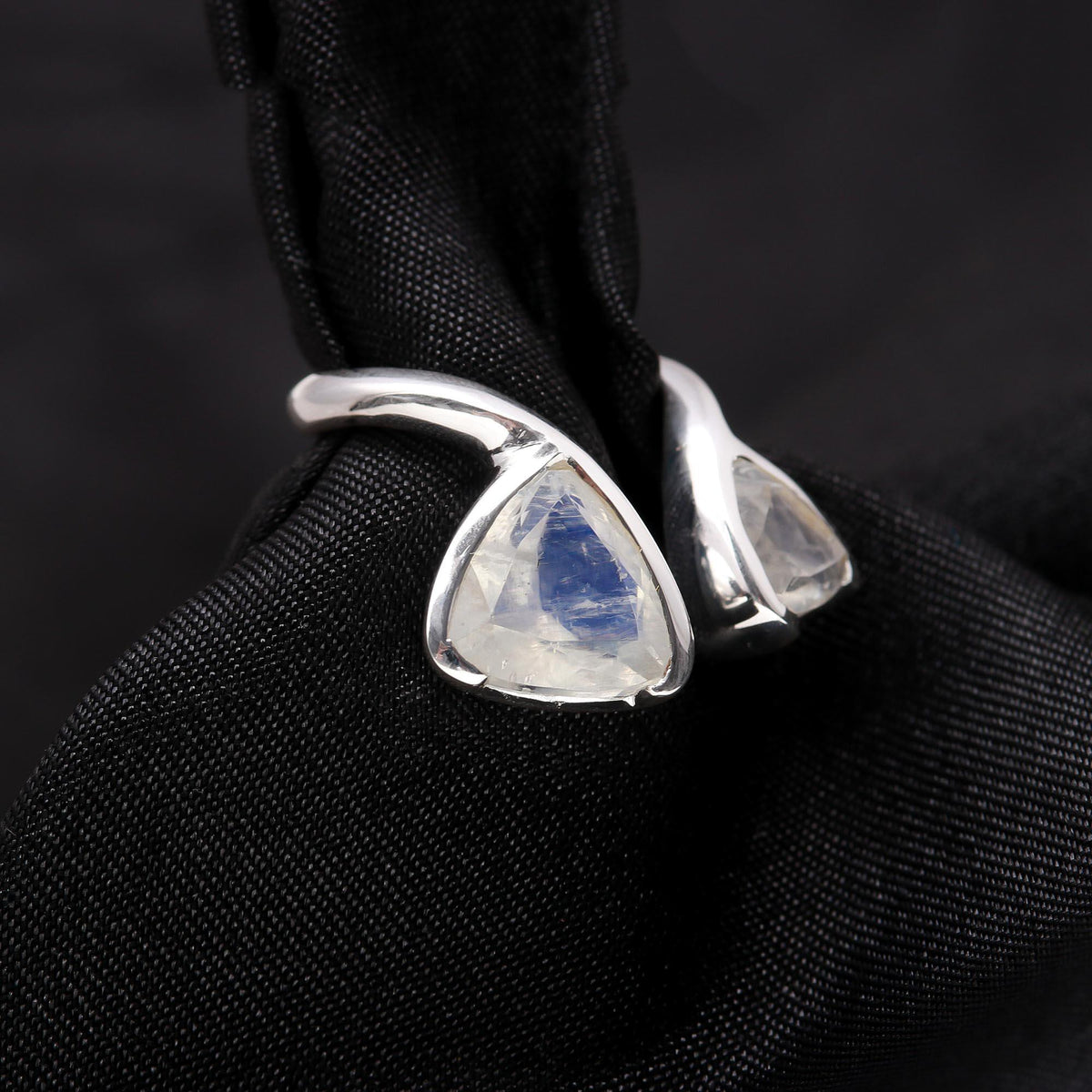 The Twin Peaks: Adjustable Open Bypass Ring