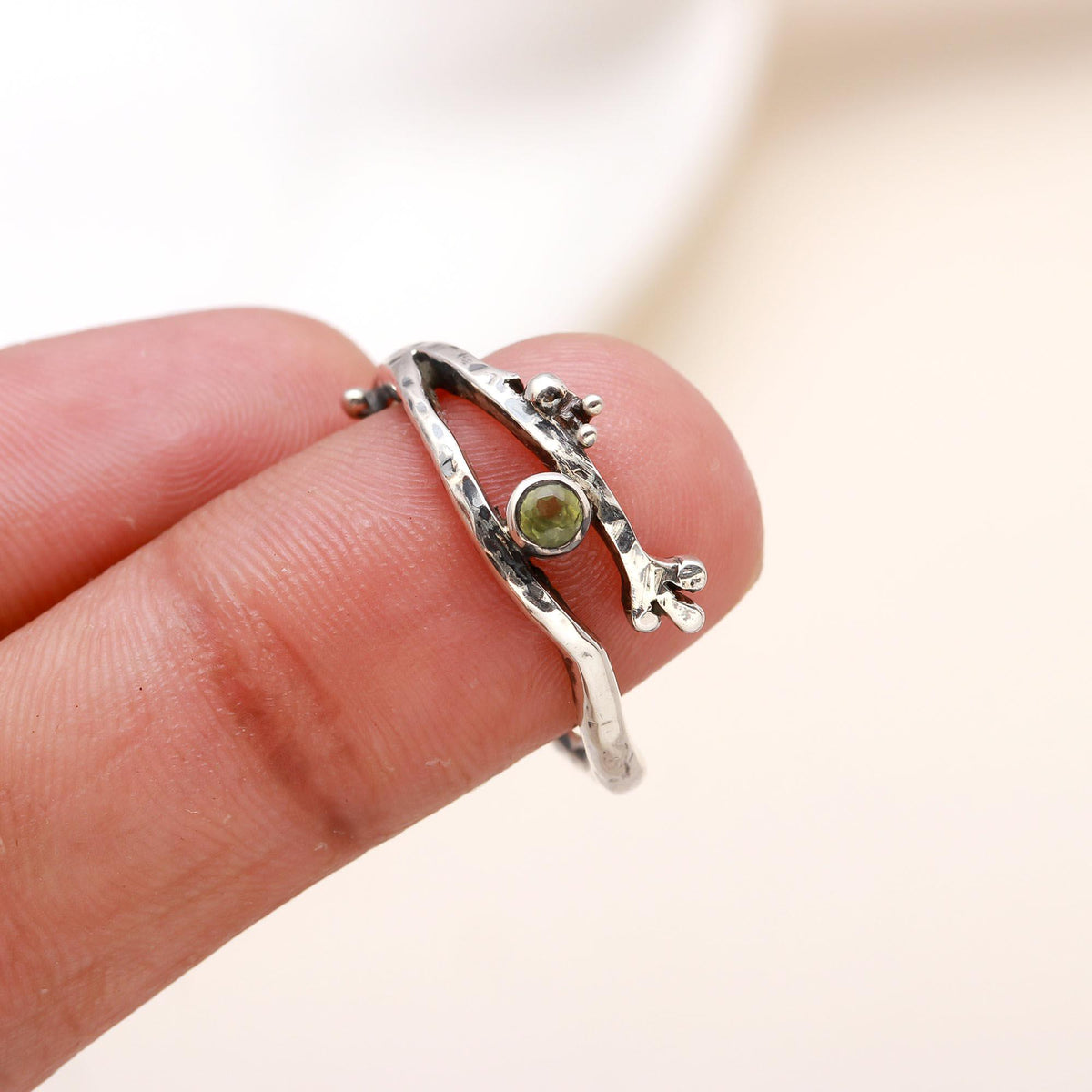 The Forest Twig: Organic Branch Bypass Ring