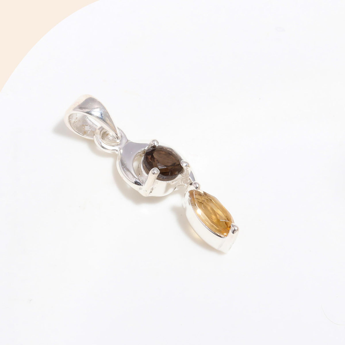 The Celestial Duo: Abstract Dainty Charm