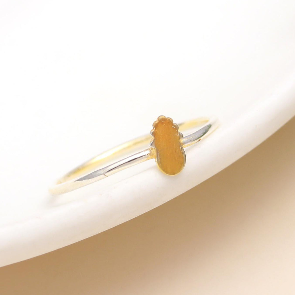 Sterling Silver Pineapple Ring