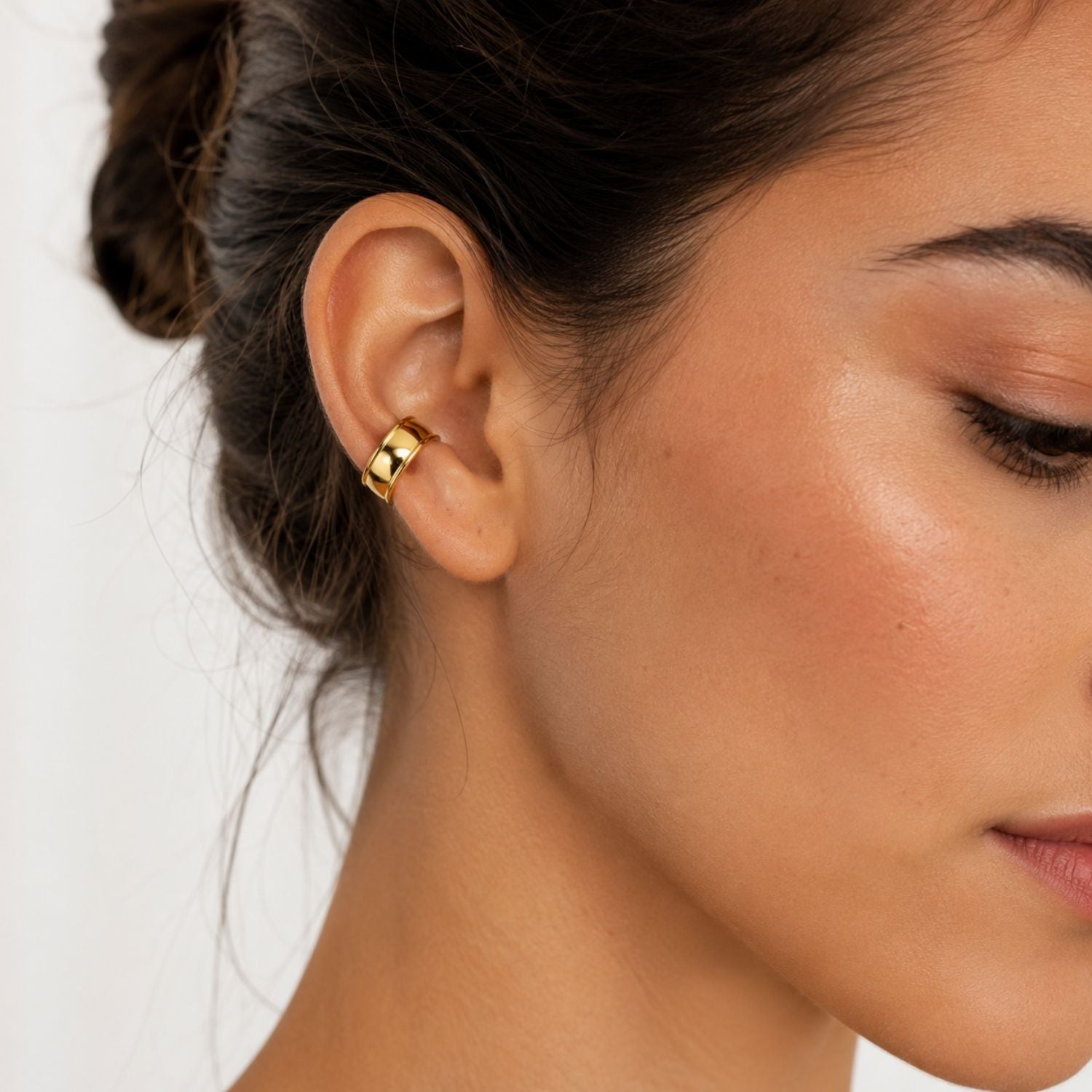 Mini Ear Cuff - 925 Sterling Silver Gold Plated