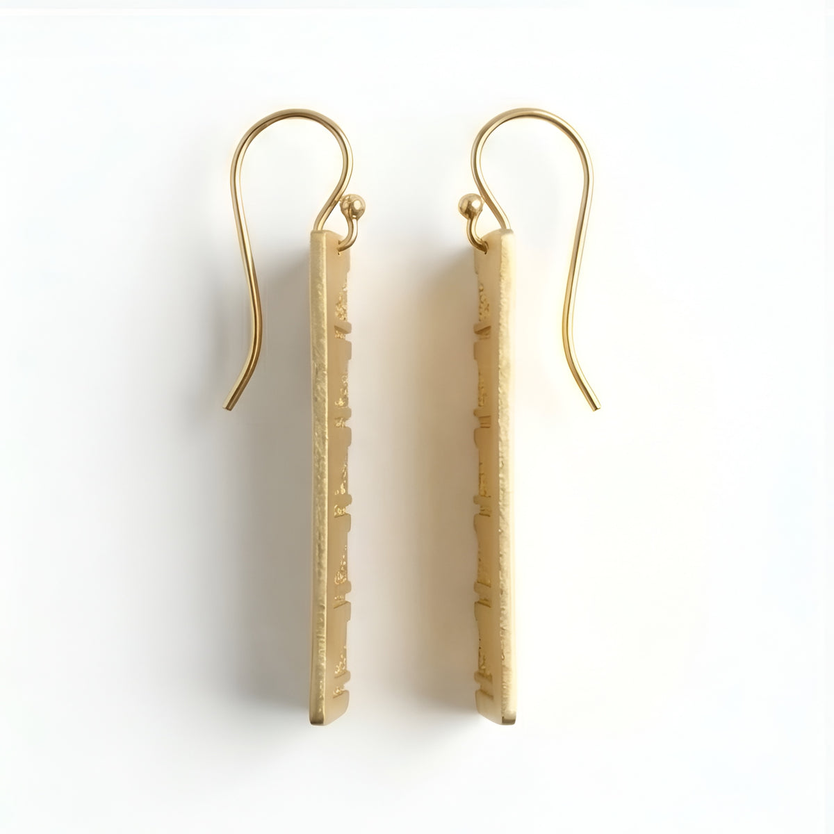 The Teotihuacan:  Aztec Step Pyramid Earrings