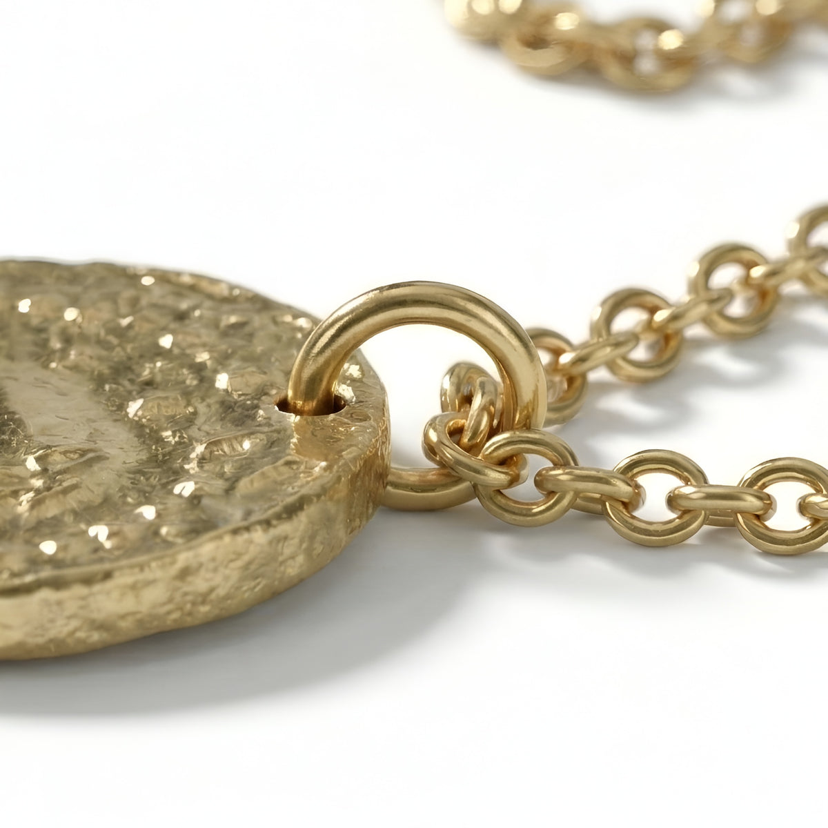The Denarius Drop: Roman Coin Charm Necklace