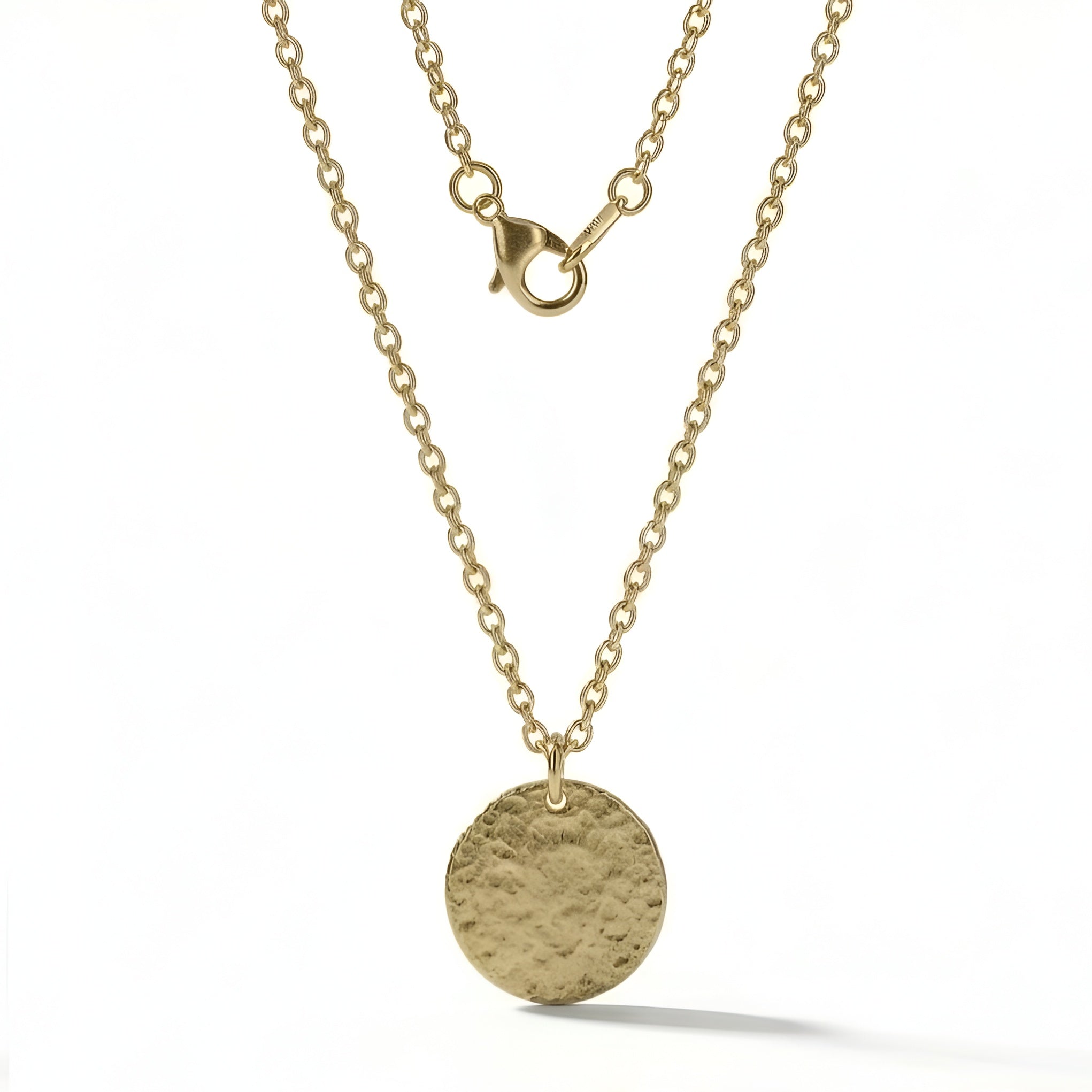 The Denarius Drop: Roman Coin Charm Necklace