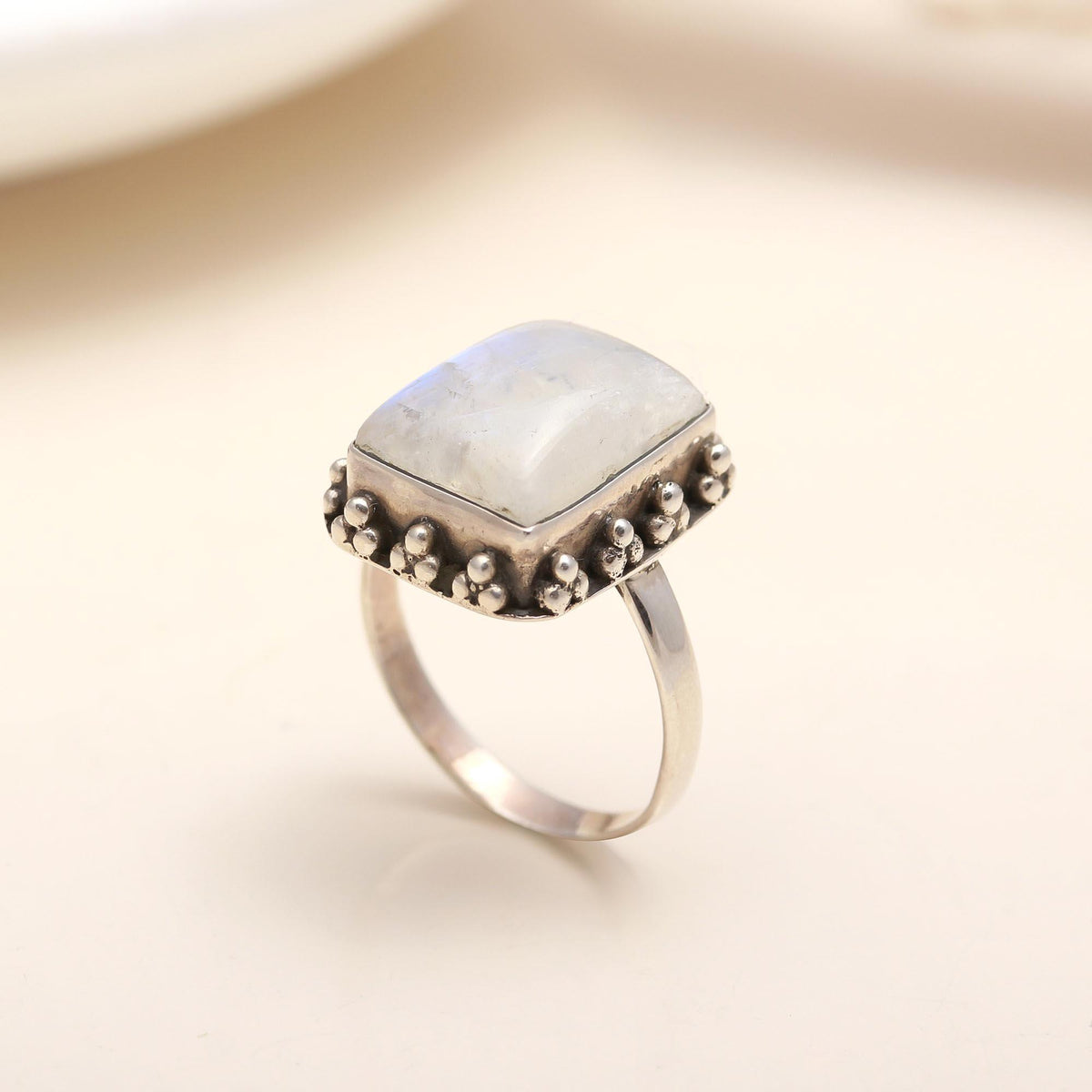 925 Silver Moonstone Ring