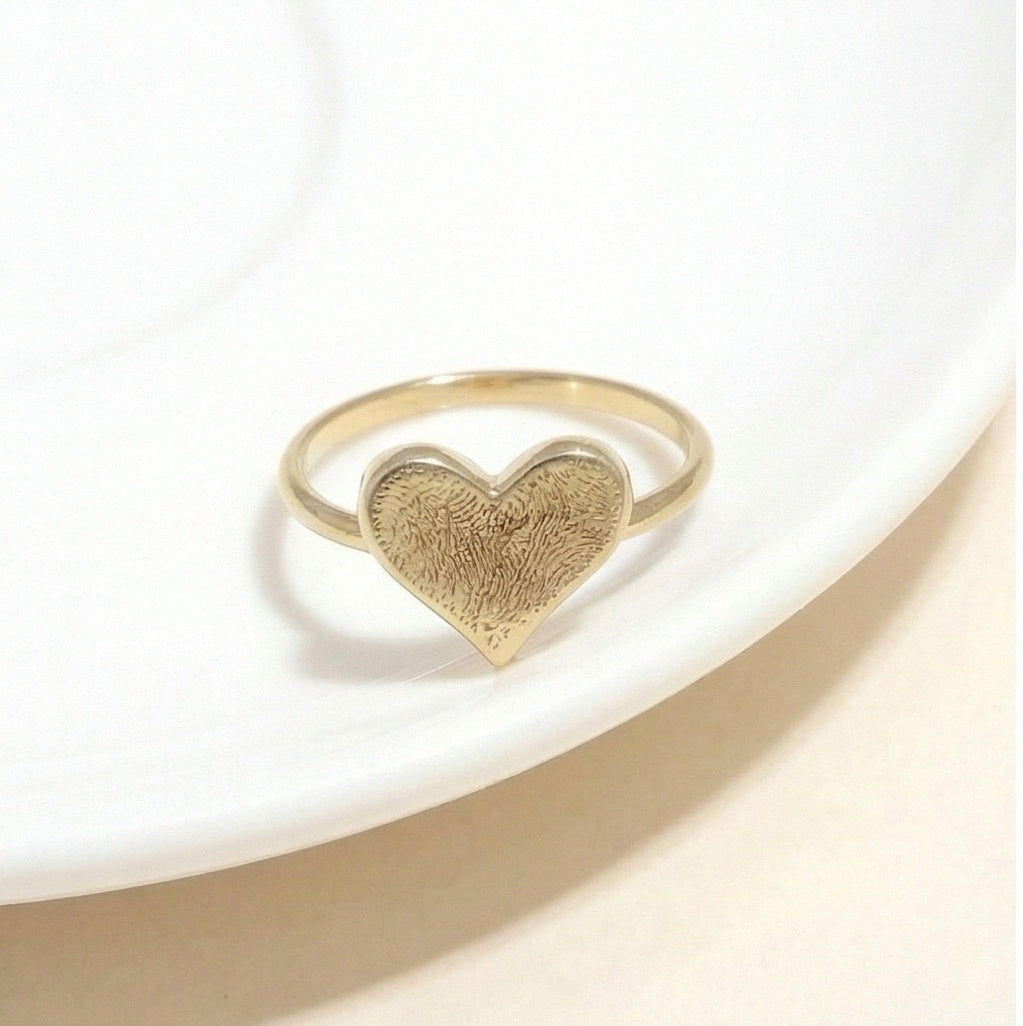The Golden Heart: Love Symbol Ring